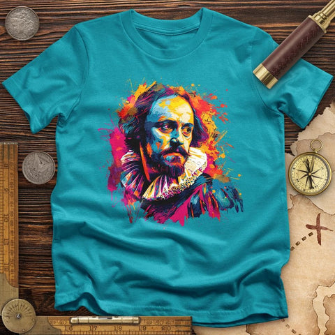 Shakespeare Vibrant T-Shirt Tropical Blue / S