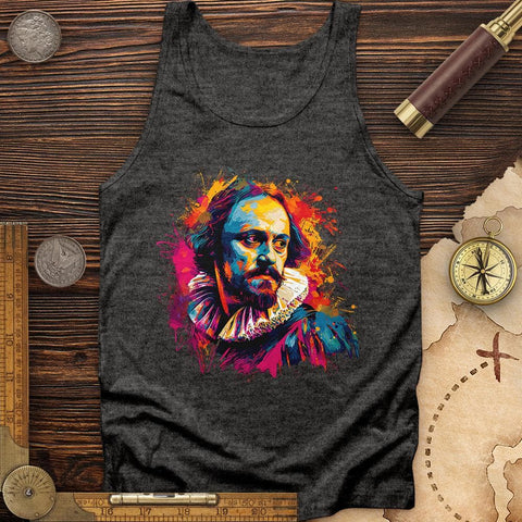 Shakespeare Vibrant Tank Charcoal Black TriBlend / XS