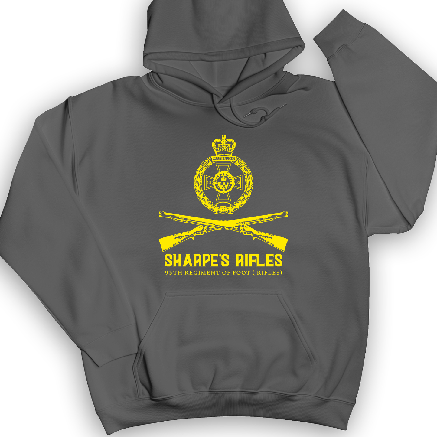 Sharpe's Rifles Hoodie Charcoal / S