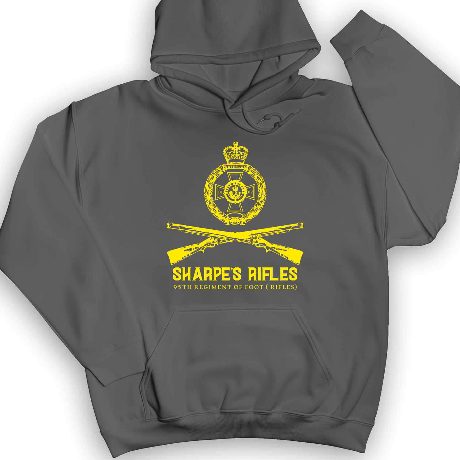 Sharpe's Rifles Hoodie Charcoal / S