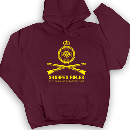 Sharpe's Rifles Hoodie Maroon / S
