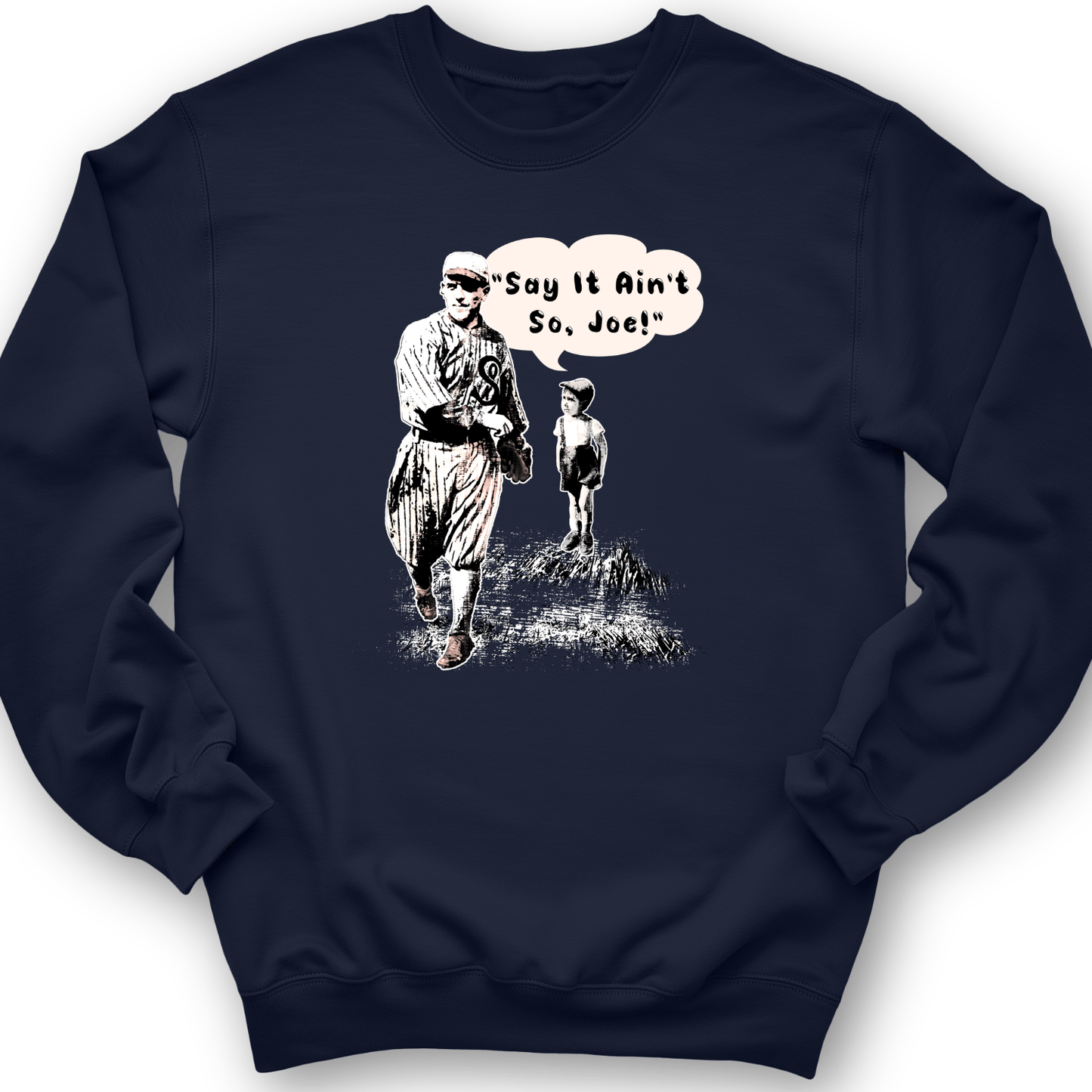 Shoeless Joe Jackson Crewneck Navy / S