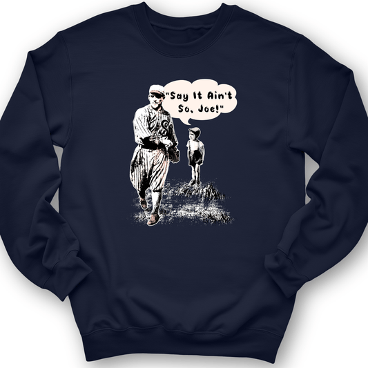 Shoeless Joe Jackson Crewneck Navy / S