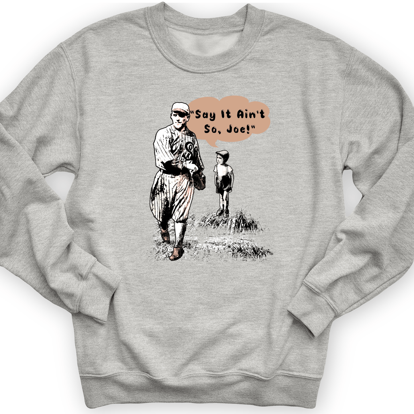 Shoeless Joe Jackson Crewneck Sport Grey / S