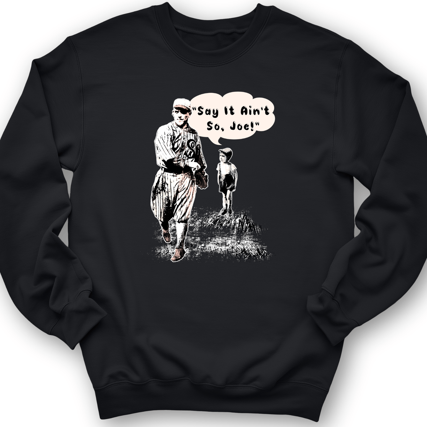 Shoeless Joe Jackson Crewneck Black / S