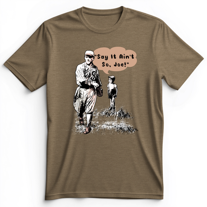 Shoeless Joe Jackson Premium Tee Heather Olive / S