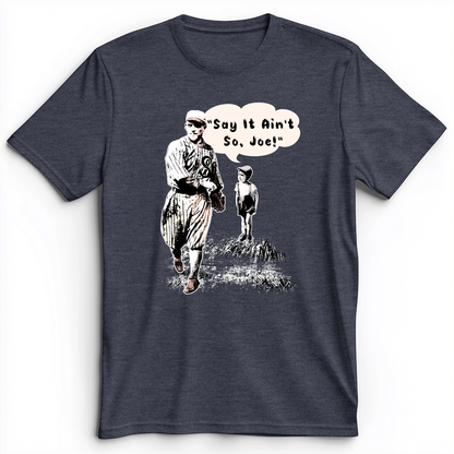 Shoeless Joe Jackson Premium Tee Heather Navy / S