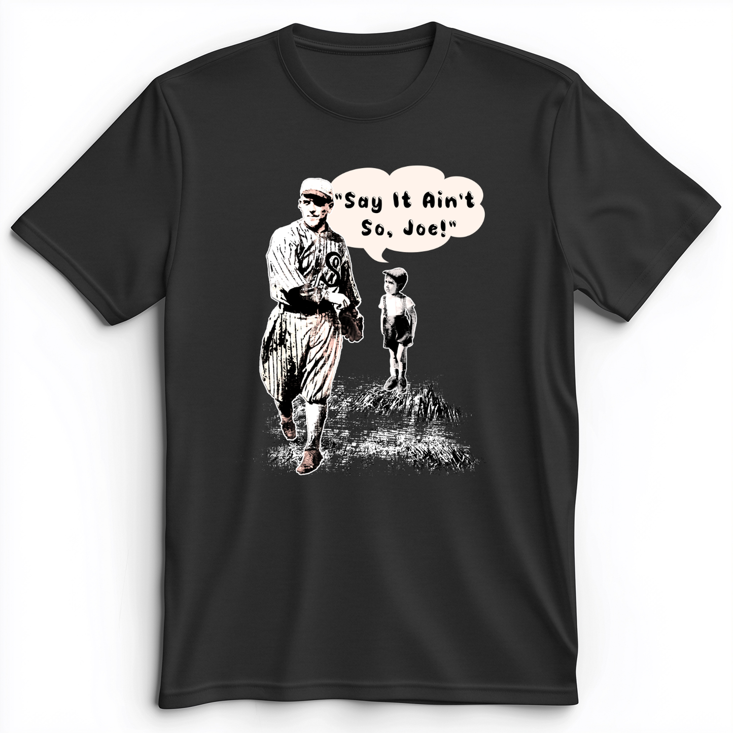 Shoeless Joe Jackson Premium Tee Dark Grey Heather / S