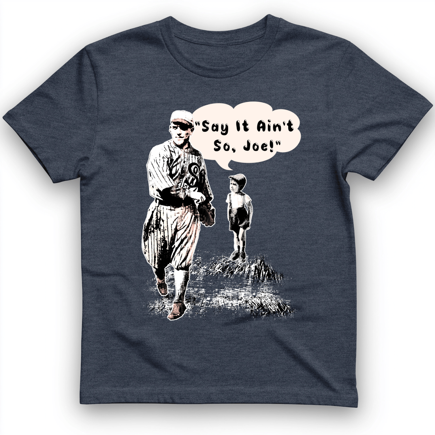 Shoeless Joe Jackson T-Shirt Heather Navy / S