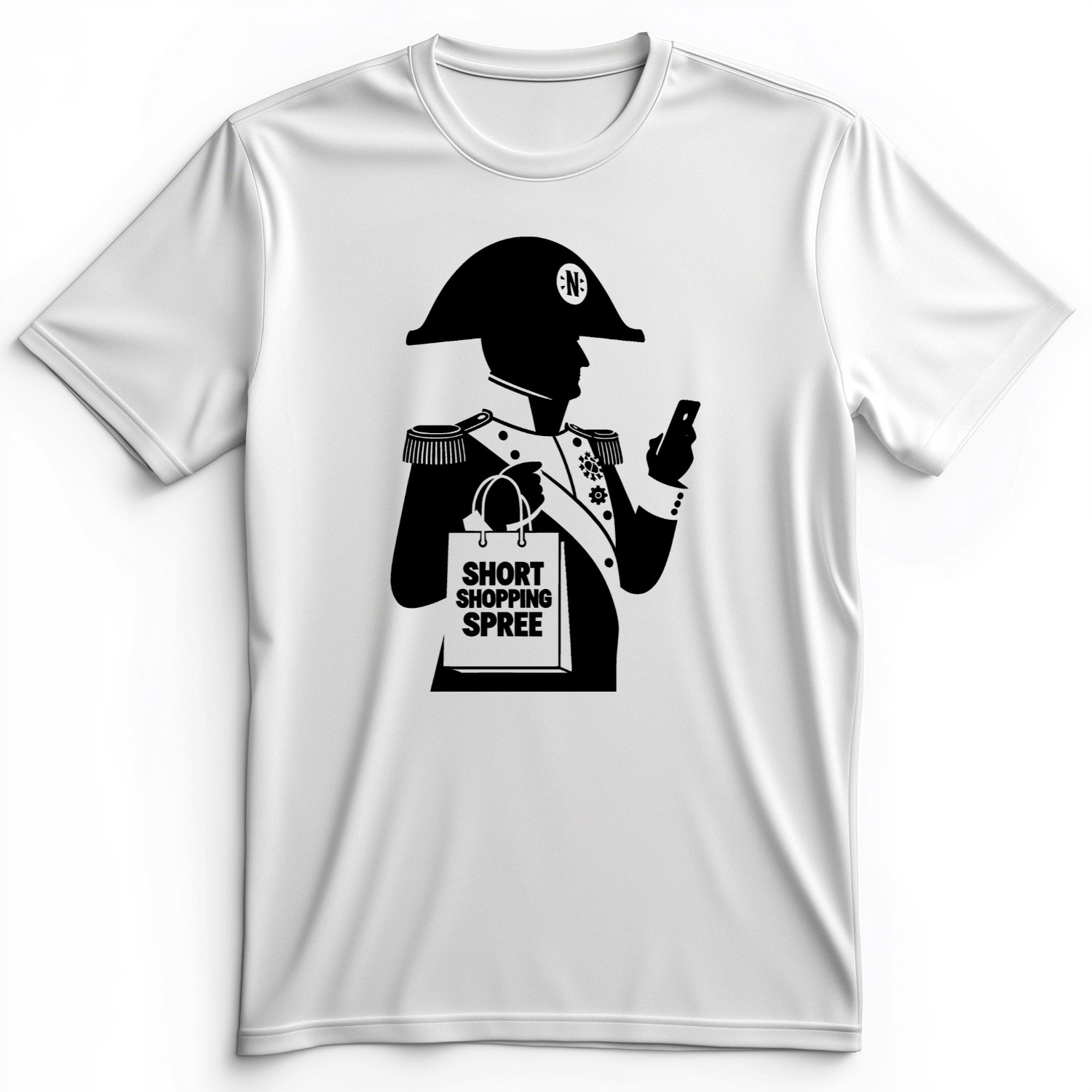 Short Shopping Spree Premium Tee White / S