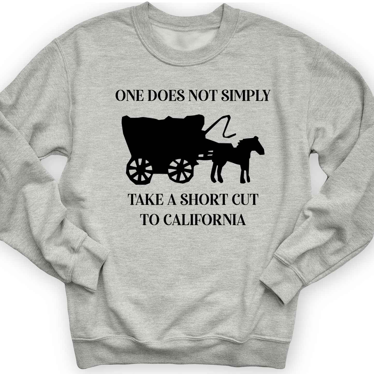 Shortcut To California Crewneck Sport Grey / S