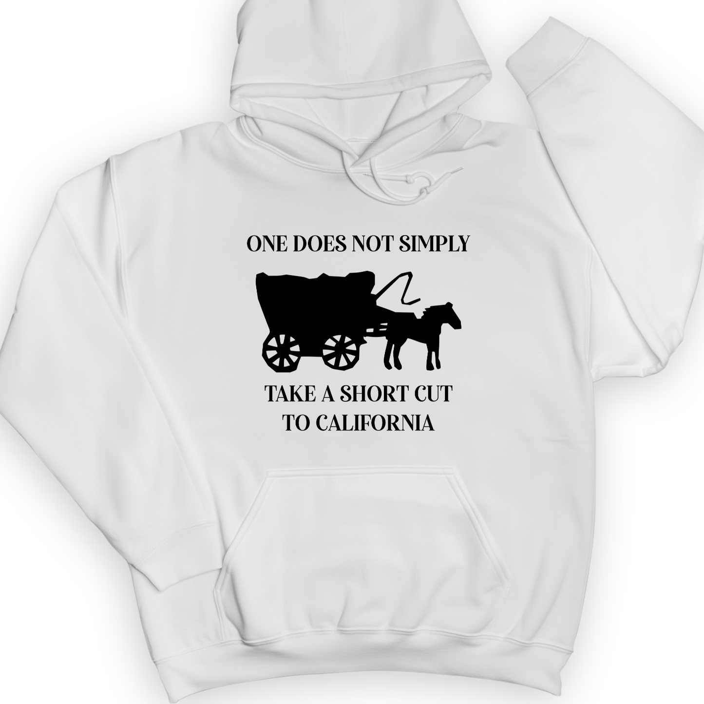Shortcut To California Hoodie White / S