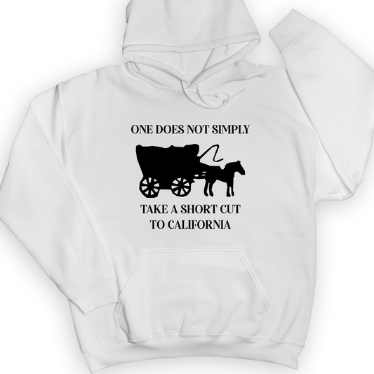 Shortcut To California Hoodie White / S