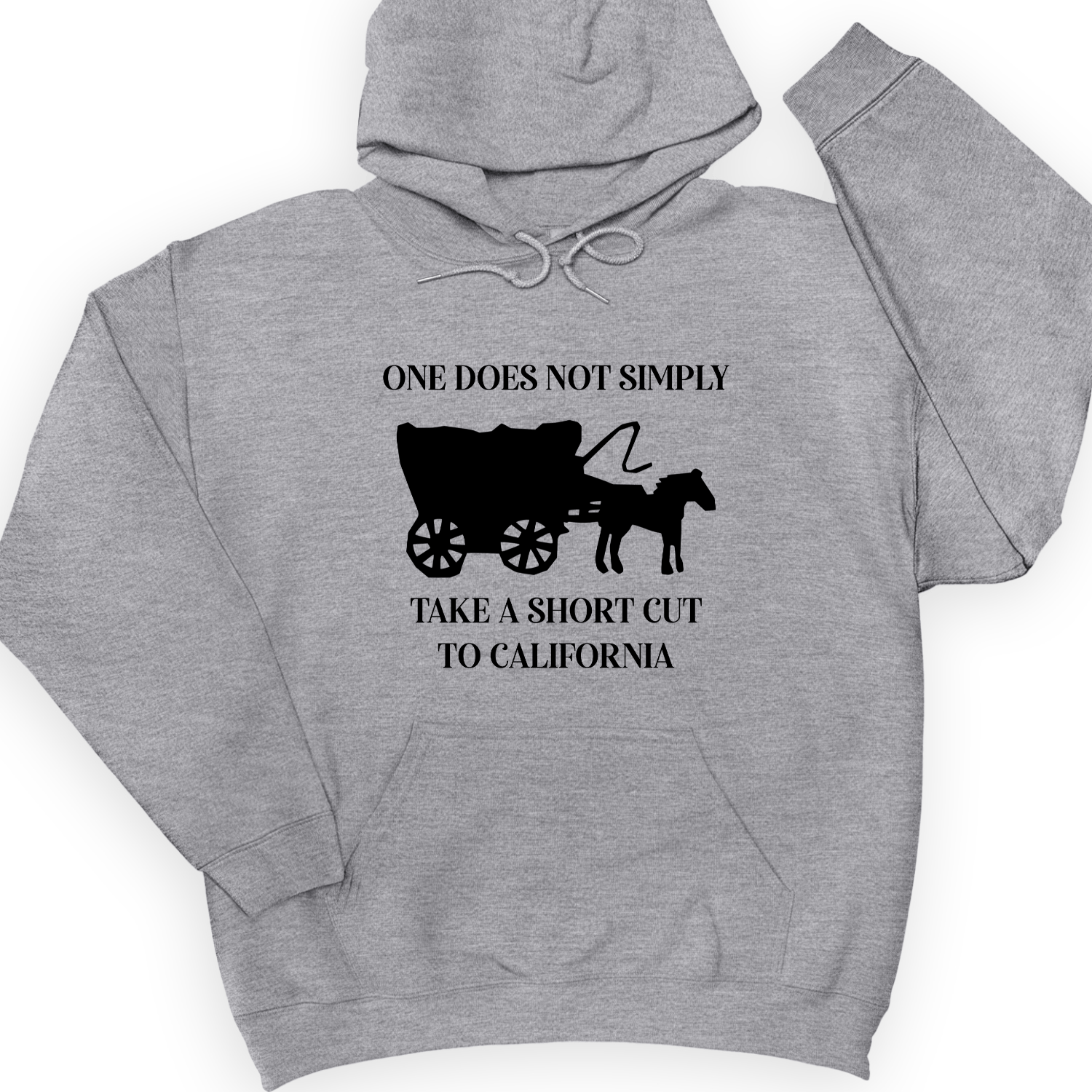 Shortcut To California Hoodie Sport Grey / S