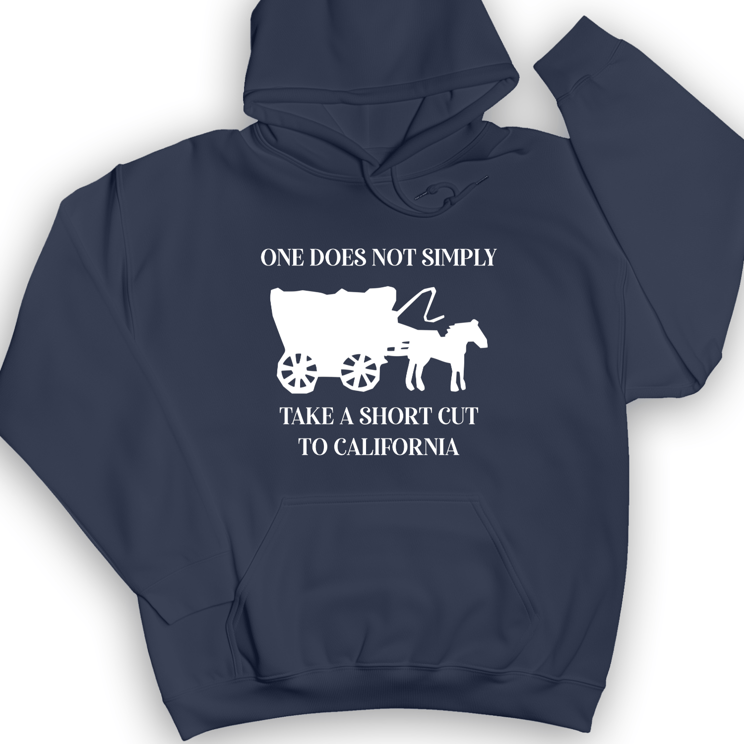 Shortcut To California Hoodie Navy / S