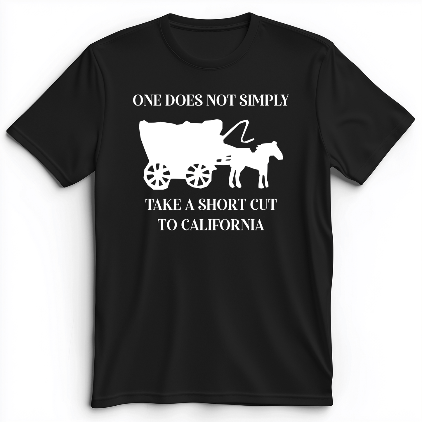 Shortcut To California Premium Tee Black / S