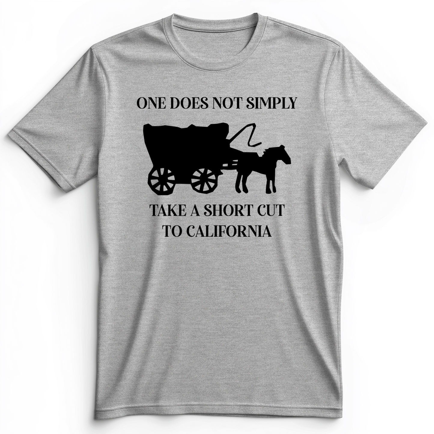 Shortcut To California Premium Tee Athletic Heather / S