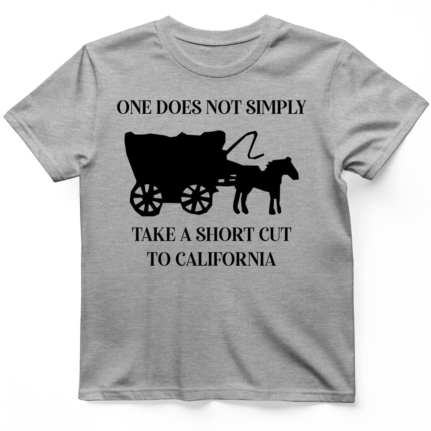 Shortcut to California T-Shirt Sport Grey / S