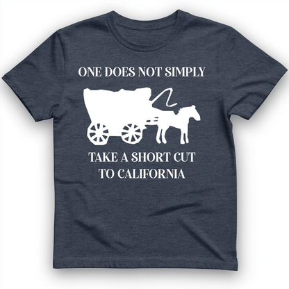 Shortcut to California T-Shirt Heather Navy / S