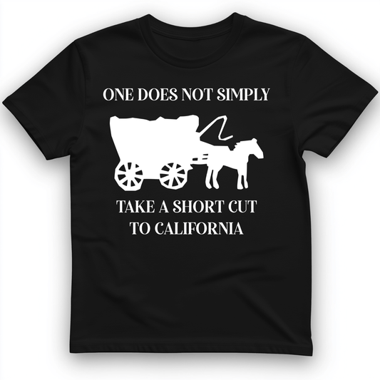 Shortcut to California T-Shirt Black / S