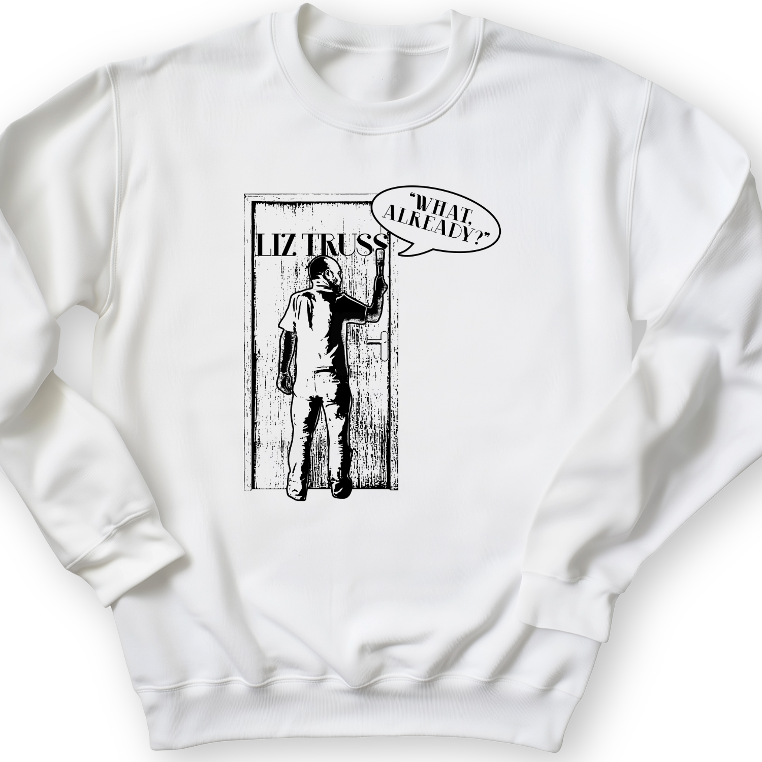 Shortest PM Crewneck White / S