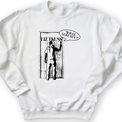 Shortest PM Crewneck White / S