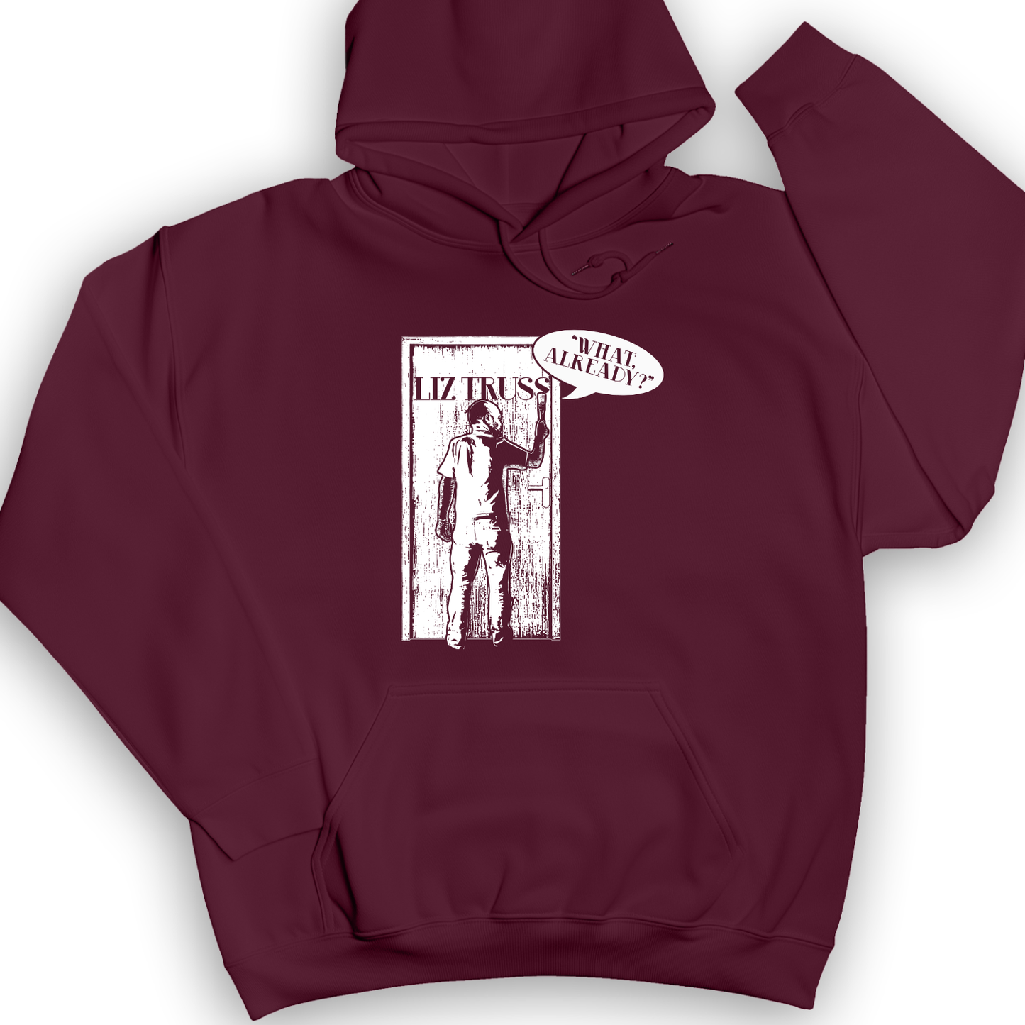 Shortest PM Hoodie Maroon / S