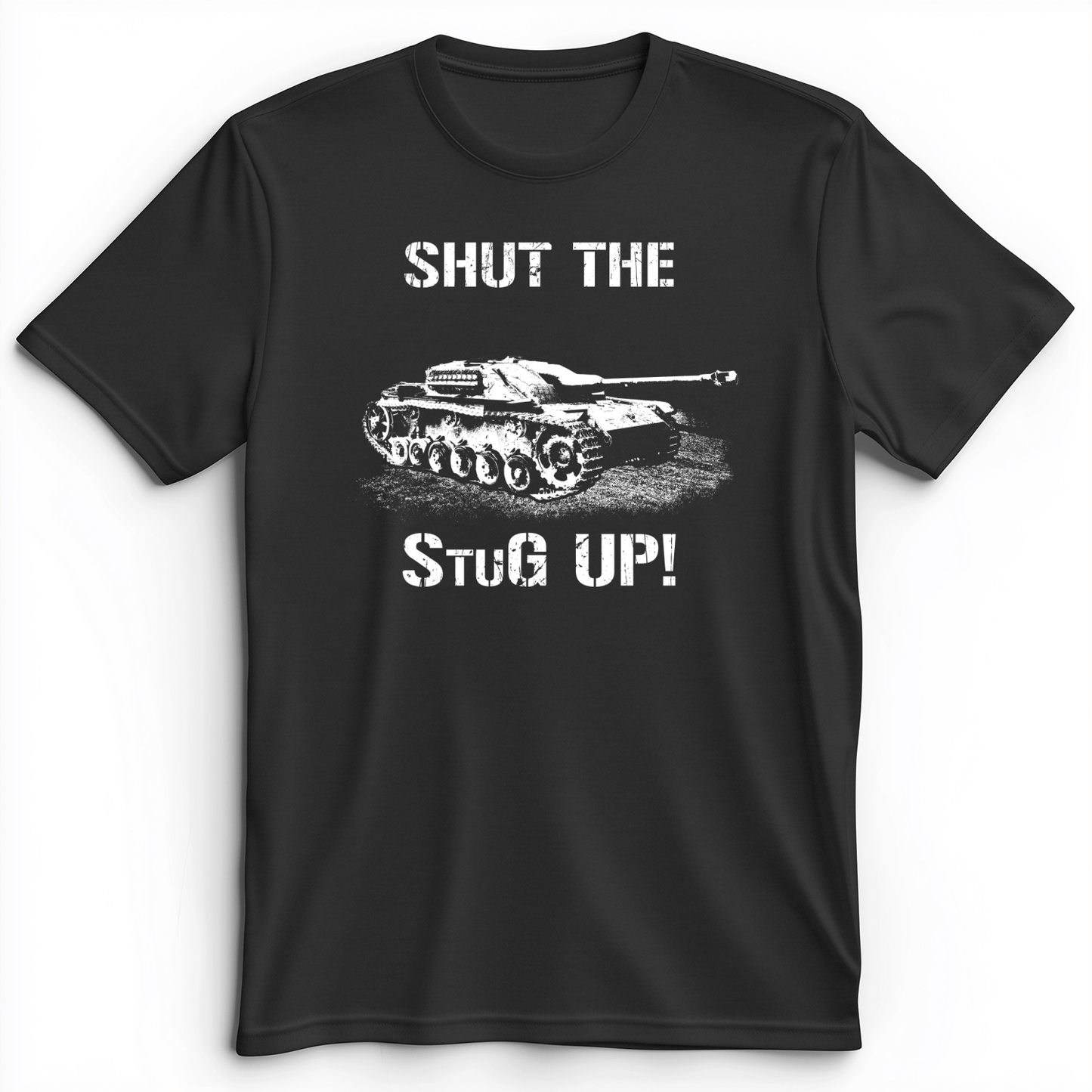 Shut The StuG Up Premium Tee Dark Grey Heather / S