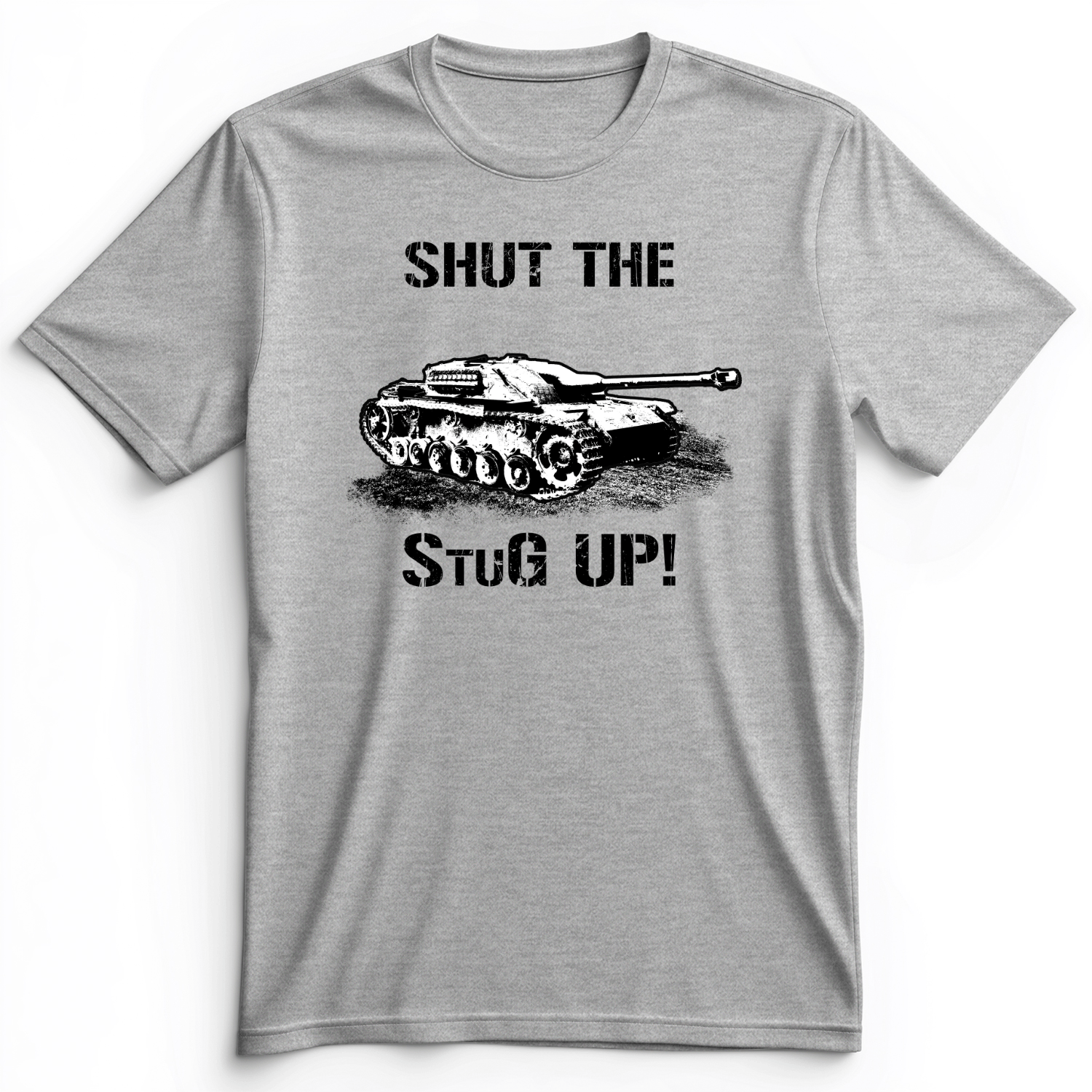 Shut The StuG Up Premium Tee Athletic Heather / S