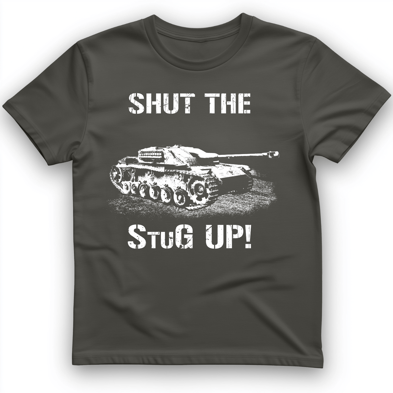 Shut The StuG Up T-Shirt Charcoal / S