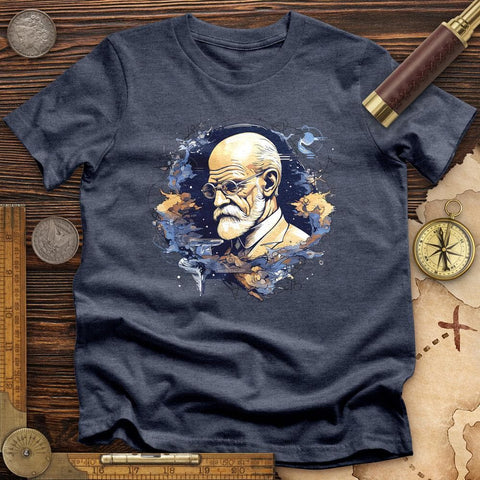 Sigmund Freud High Quality Tee Heather Navy / S