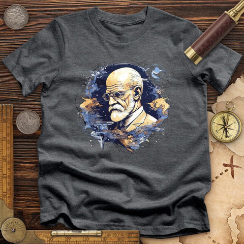 Sigmund Freud High Quality Tee Dark Grey Heather / S