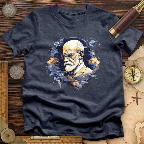 Sigmund Freud T-Shirt Heather Navy / S