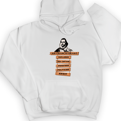Sir Francis Drake Hoodie White / S