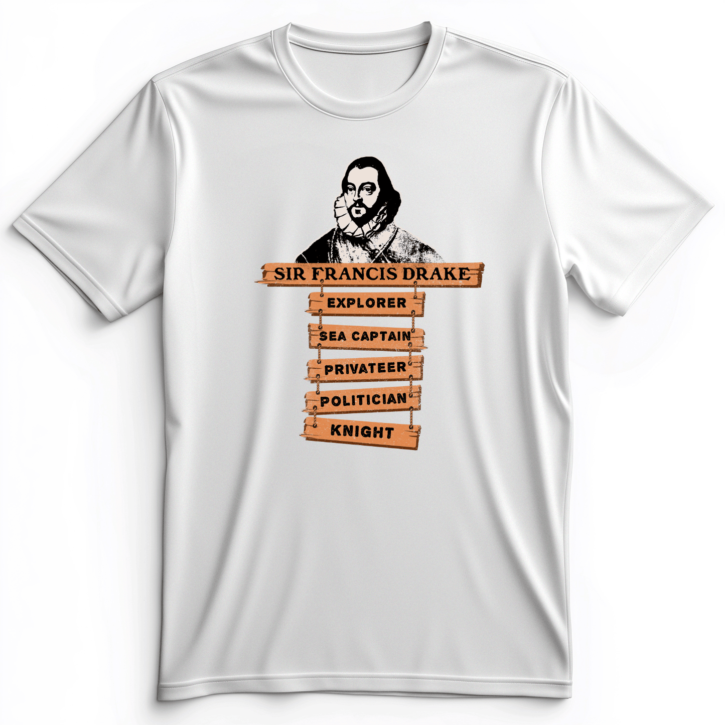 Sir Francis Drake Premium Tee White / S