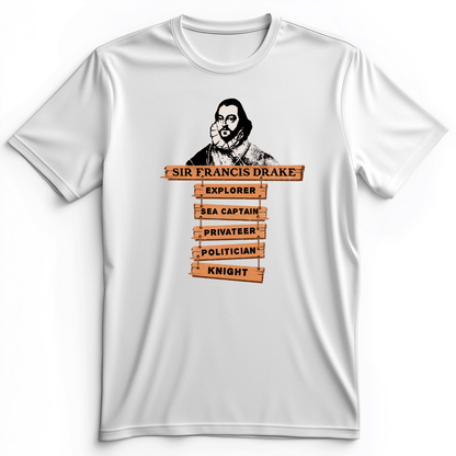 Sir Francis Drake Premium Tee White / S