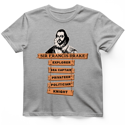 Sir Francis Drake T-Shirt Sport Grey / S