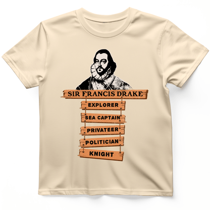 Sir Francis Drake T-Shirt Natural / S