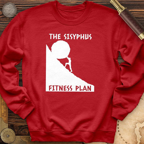 Sisyphus Fitness Plan Crewneck Red / S