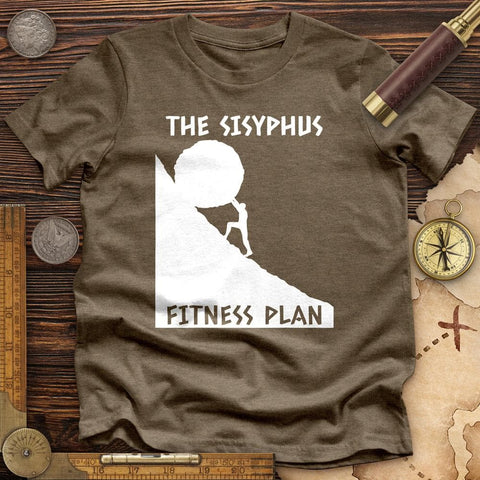 Sisyphus Fitness Plan High Quality Tee Heather Olive / S