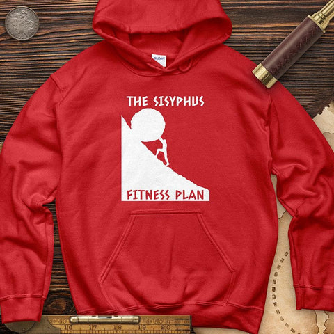 Sisyphus Fitness Plan Hoodie Red / S