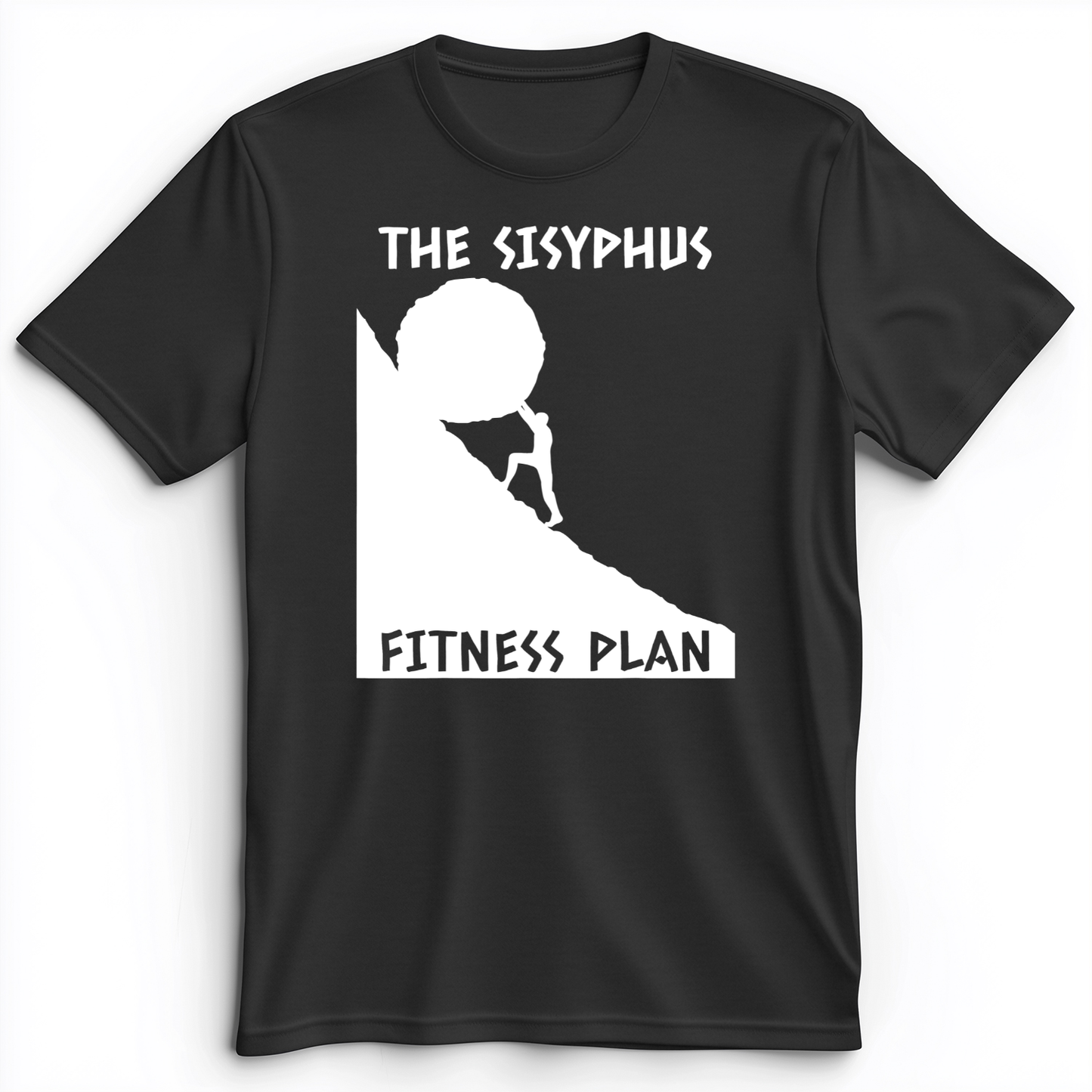 Sisyphus Fitness Plan Premium Tee Dark Grey Heather / S