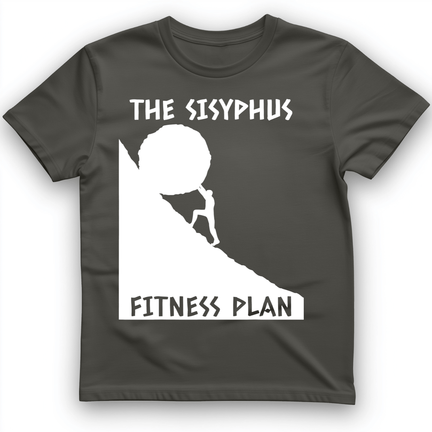 Sisyphus Fitness Plan T-Shirt Charcoal / S