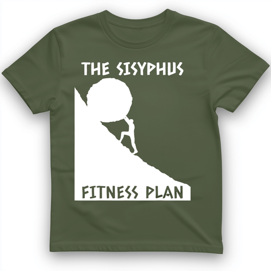 Sisyphus Fitness Plan T-Shirt Military Green / S