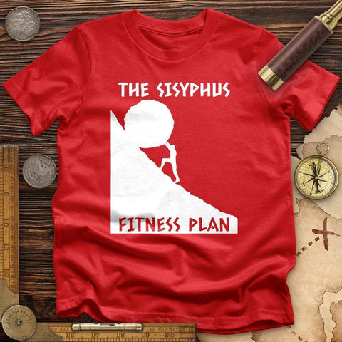 Sisyphus Fitness Plan T-Shirt Red / S