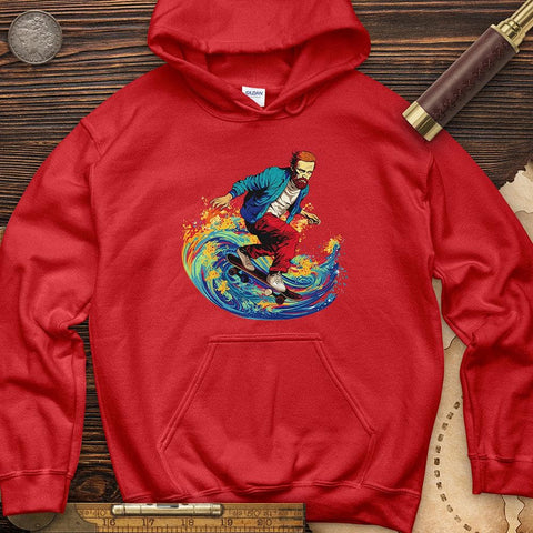 Skateboarding Hoodie Red / S