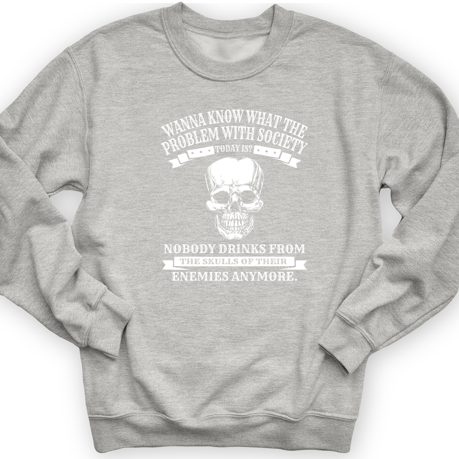 Skulls Of Their Enemies Crewneck Sport Grey / S
