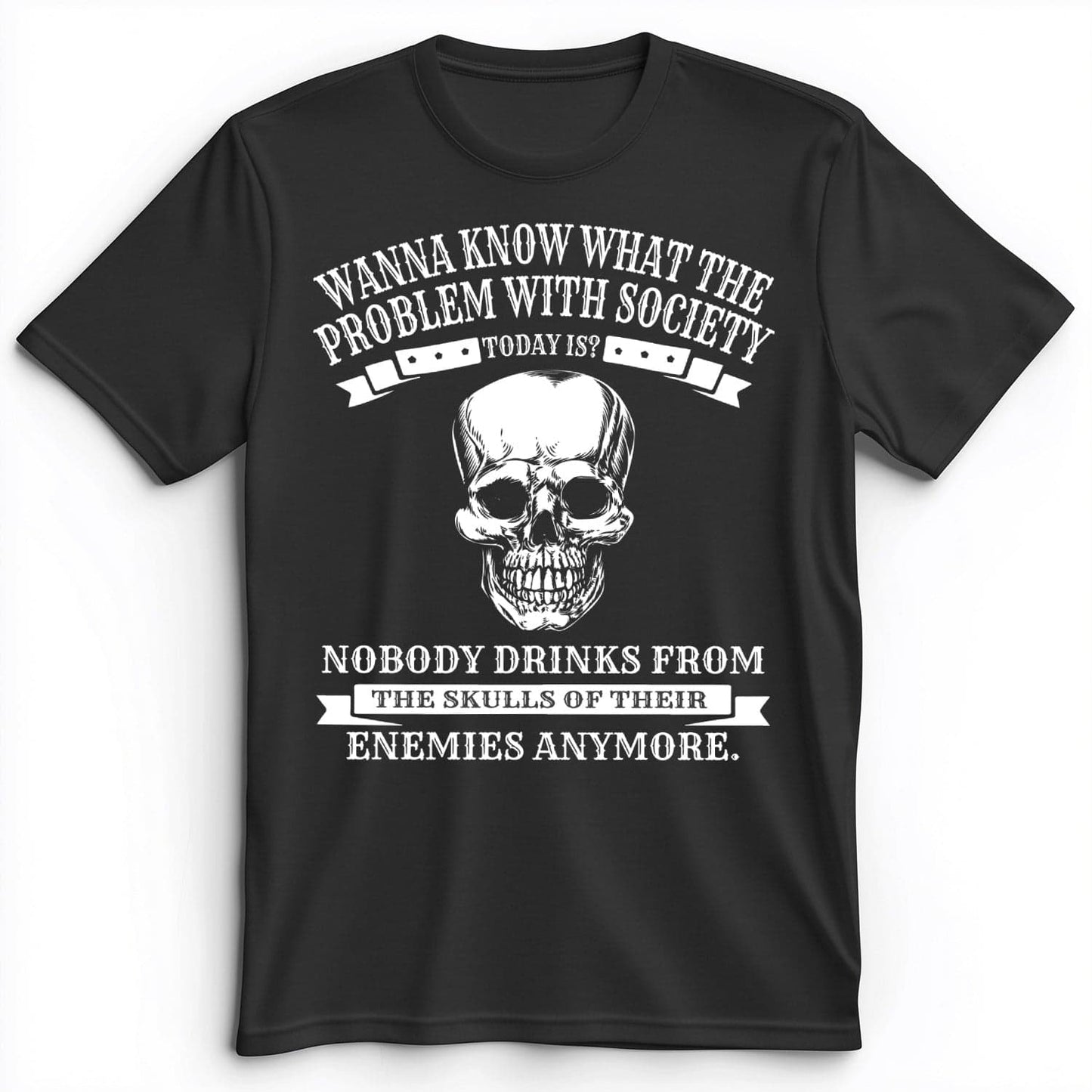 Skulls Of Their Enemies Premium Tee Dark Grey Heather / S