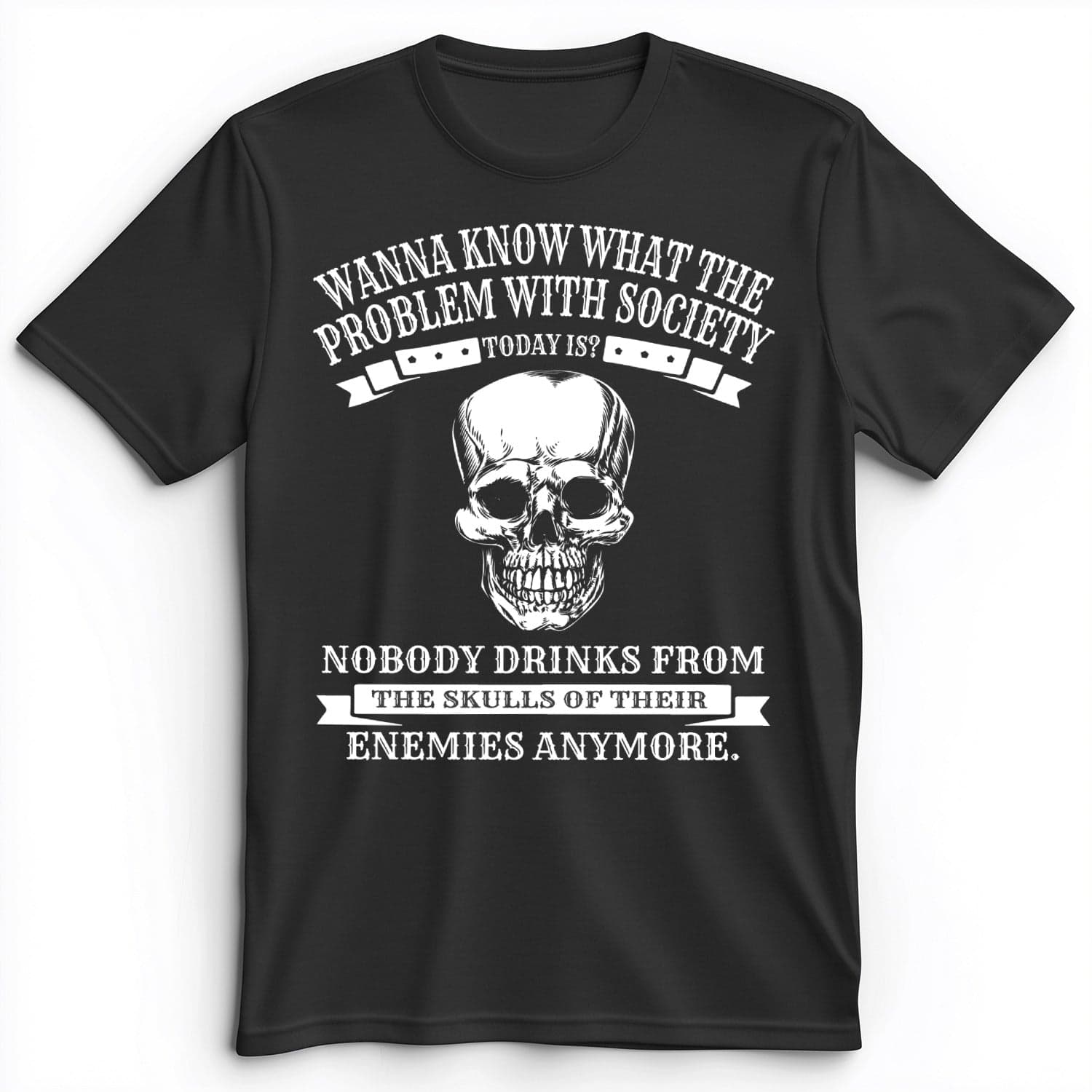 Skulls Of Their Enemies Premium Tee Dark Grey Heather / S