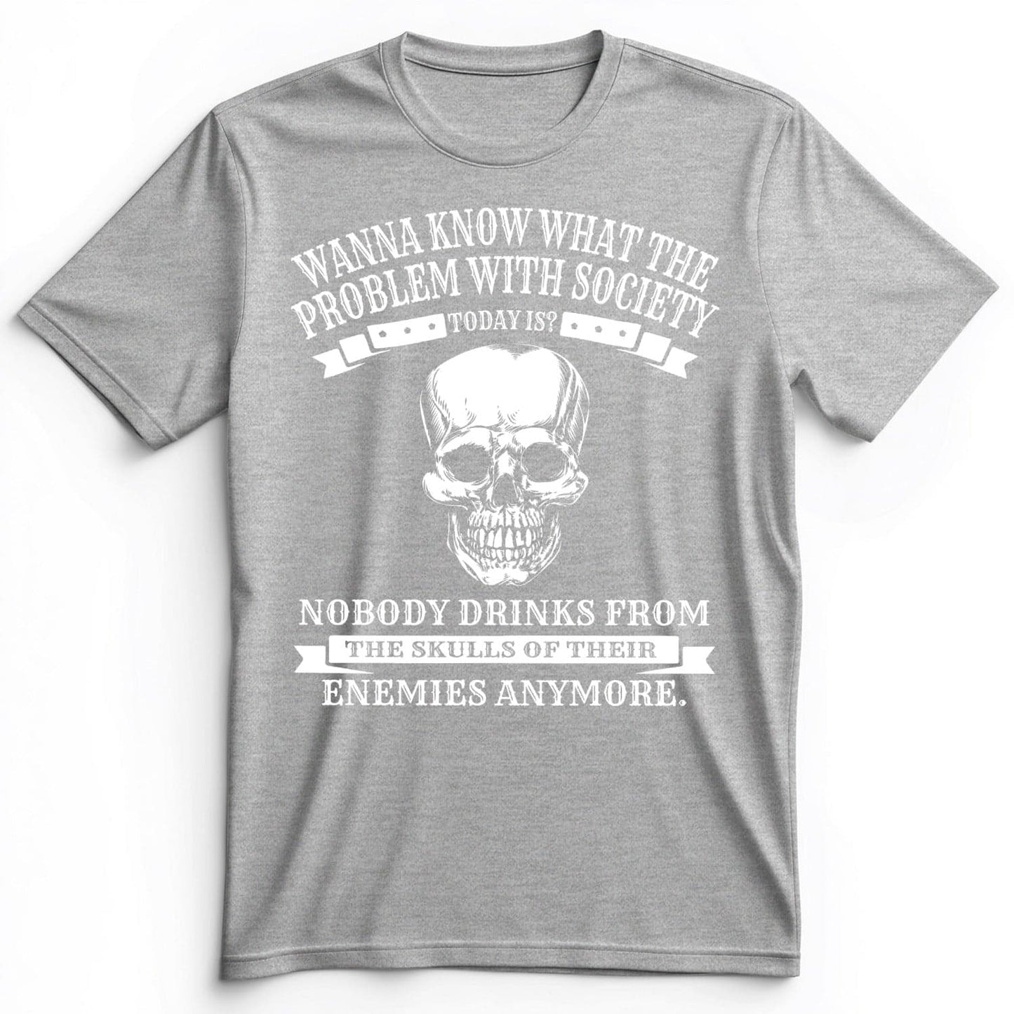 Skulls Of Their Enemies Premium Tee Athletic Heather / S